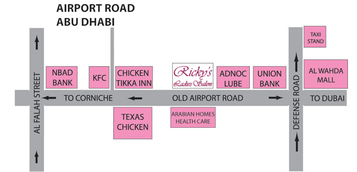 dubai mapa. Map Abu Dhabi